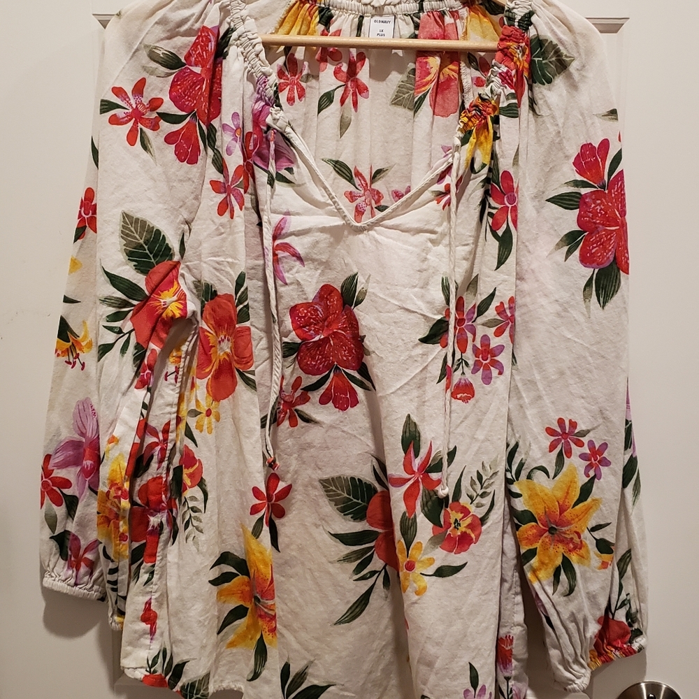 Boho floral top